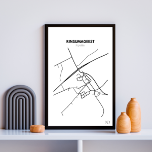 Plattegrond woonplaats rinsumageest