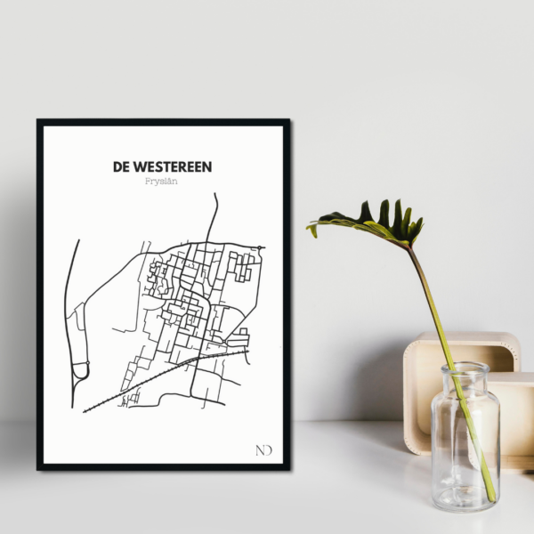 De westereen woonplaats plattegrond